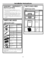 Preview for 6 page of GE JVM1790SK - Profile 1.7 cu. Ft. Convection Microwave Installation Instructions Manual