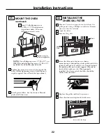 Preview for 22 page of GE JVM1790SK - Profile 1.7 cu. Ft. Convection Microwave Installation Instructions Manual