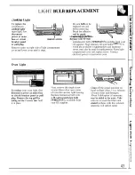 Preview for 43 page of GE JVM192K Use And Care Manual