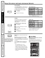 Предварительный просмотр 16 страницы GE JVM2052 Owner'S Manual