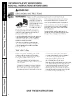 Preview for 6 page of GE JVM2052SNSS - Spacemaker Microwave Oven... Owner'S Manual