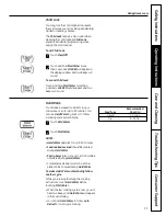 Preview for 11 page of GE JVM2052SNSS - Spacemaker Microwave Oven... Owner'S Manual