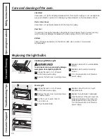 Preview for 30 page of GE JVM2052SNSS - Spacemaker Microwave Oven... Owner'S Manual