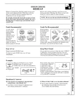 Preview for 21 page of GE JVM290 Use And Care Manual