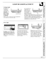 Preview for 33 page of GE JVM290 Use And Care Manual