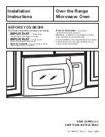 GE JVM3162DJWW Installation Instructions Manual preview