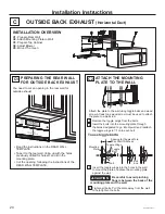 Предварительный просмотр 20 страницы GE JVM3162DJWW Installation Instructions Manual