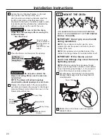 Предварительный просмотр 22 страницы GE JVM3162DJWW Installation Instructions Manual