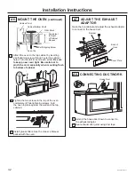 Предварительный просмотр 32 страницы GE JVM3162DJWW Installation Instructions Manual