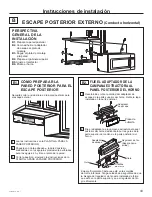 Предварительный просмотр 75 страницы GE JVM3162DJWW Installation Instructions Manual