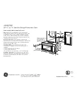 GE JVM6170DFBB Important Information preview