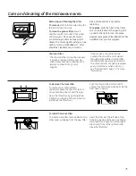 Preview for 25 page of GE JVM6175EKES Owner'S Manual