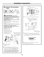 Preview for 18 page of GE JVM6175SF1SS Installation Instructions Manual