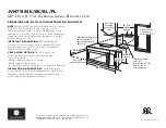 Preview for 1 page of GE JVM7195SK Dimensions And Installation Information