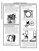 Предварительный просмотр 8 страницы GE JVW5301, JVW5361 Installation Instructions Manual