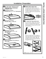 Предварительный просмотр 15 страницы GE JVX5360 Owner'S Manual & Installation Instructions