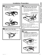 Предварительный просмотр 17 страницы GE JVX5360 Owner'S Manual & Installation Instructions