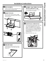 Предварительный просмотр 19 страницы GE JVX5360 Owner'S Manual & Installation Instructions