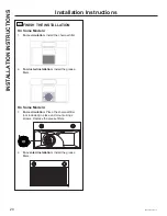 Предварительный просмотр 20 страницы GE JVX5360 Owner'S Manual & Installation Instructions