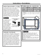 Preview for 6 page of GE JX1095STBB Installation Instructions Manual