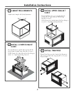 Preview for 2 page of GE JX1124STC Installation Instructions