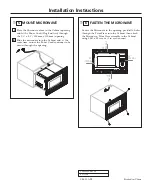 Preview for 3 page of GE JX1124STC Installation Instructions