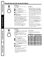 Preview for 12 page of GE JX1527CSH Owner'S Manual