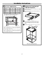 Preview for 2 page of GE JX1827CB Installation Instructions