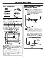 Preview for 2 page of GE JX82 Installation Instructions