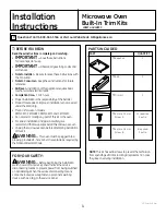 Preview for 1 page of GE JX827 Installation Instructions