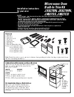GE JX827SS Installation Instructions preview