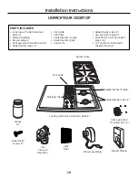 Предварительный просмотр 19 страницы GE JXGB90S - Profile Gas Cooktop Module Installation And Owner'S Manual