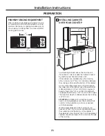 Предварительный просмотр 21 страницы GE JXGB90S - Profile Gas Cooktop Module Installation And Owner'S Manual