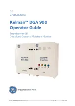 GE Kelman DGA900 Operator'S Manual предпросмотр