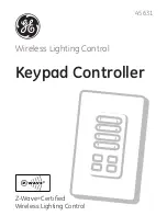 GE Keypad Controller 45631 Manual preview