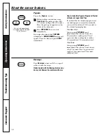 Preview for 14 page of GE KOR-220S Owner'S Manual