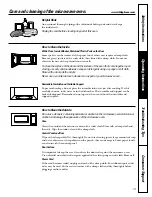 Preview for 19 page of GE KOR-220S Owner'S Manual