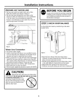 Предварительный просмотр 5 страницы GE L0523252 Installation Instructions Manual