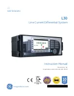 GE L30 Instruction Manual preview