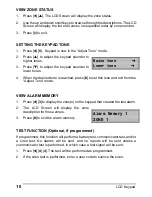 Preview for 12 page of GE LCD Keypad User Manual