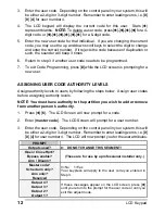 Preview for 14 page of GE LCD Keypad User Manual