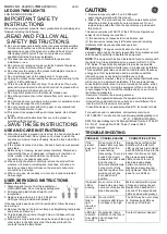 Preview for 1 page of GE LED 200 7MM LIGHTS Important Safety Instructions