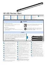 Предварительный просмотр 1 страницы GE LED Mariner Start Install Instruction Manual