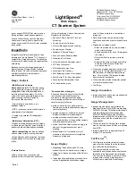 Preview for 12 page of GE LightSpeed 16 Product Data Sheet