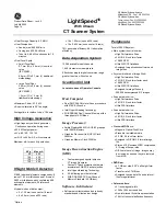 Preview for 14 page of GE LightSpeed 16 Product Data Sheet