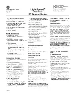 Preview for 15 page of GE LightSpeed 16 Product Data Sheet