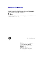 Предварительный просмотр 2 страницы GE LOGIQ E9 User Manual