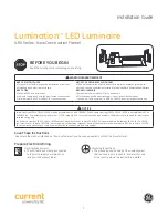 GE LRXS4 Installation Manual preview