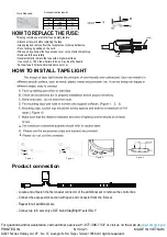 Предварительный просмотр 2 страницы GE LT-FCB-WF-3528-4W-36L-6M-Ex-W-120V Manualline