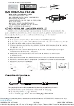 Предварительный просмотр 4 страницы GE LT-FCB-WF-3528-4W-36L-6M-Ex-W-120V Manualline